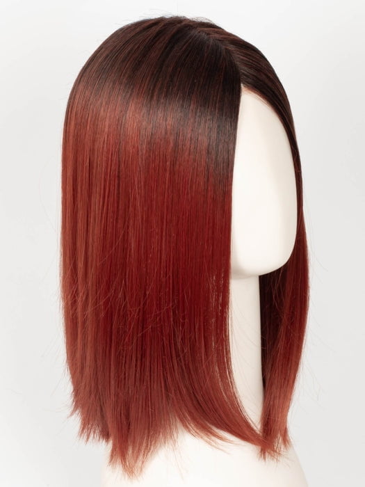 FIRESTORM ROOTED 132.4 | Granat Red and Darkest Brown Blend with Shaded Roots