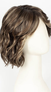 COFFEE BROWN ROOTED 8.6.16 | Medium Brown and Dark Brown with Medium Blonde Blend with Shaded Roots
