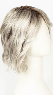 SILVER BLONDE ROOTED 60.23 | Pearl White and Lightest Pale Blonde Blend with Shaded Roots