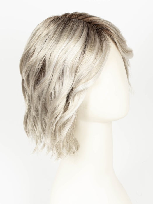 SILVER BLONDE ROOTED 60.23 | Pearl White and Lightest Pale Blonde Blend with Shaded Roots