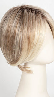 101/88/27S8 CATALINA BLONDE | Pale blonde with Pure White Natural Violet halo highlights, shaded medium brown 
