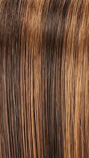 FS6/30/27 TOFFEE TRUFFLE | Brown, Medium Red-Gold, Medium Red-Gold Blonde Blend with Medium Red Gold Blonde Bold Highlights