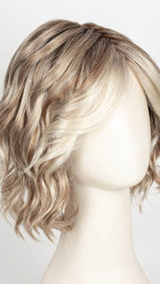 101/88/27S8 CATALINA BLONDE | Pale blonde with Pure White Natural Violet halo highlights, shaded medium brown