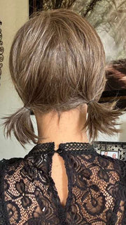 Nichole Corbett @nicholealee wearing NEWPORT by BELLETRESS in COOLEST ASH BROWN | A combination of Light Ash Brown, Cool Medium Brown and a hint of Dark Blonde