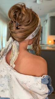 Roxie wearing DIVA by ELLEN WILLE ( Styled)  in MOCCA-ROOTED 12.830.20 | Lightest Brown, Medium Brown, Light Auburn and Light Strawberry Blonde blend with Dark Shaded Roots 
