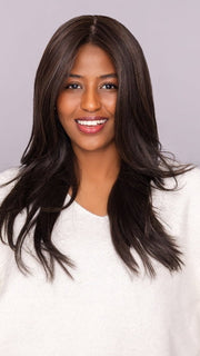 SOPHIA wearing SENSATIONAL by TRESSALLURE in 4/6R | Dark Brown