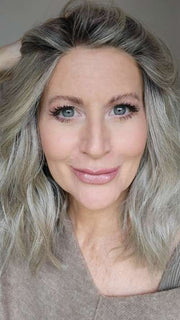 Natalie @vanish.into.thin.hair wearing BIG SPENDER by RAQUEL WELCH WIGS in color RL17/23SS ICED LATTE MACCHIATO | Honey Blonde shaded with Cool Blonde