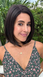 Lorena Calderon @faux.hurr.lifee wearing HAUTE by JON RENAU in color 4 BROWNIE FINALE | Dark Brown