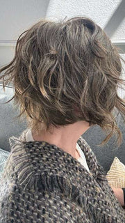 Mel B. @mels.be.ageless wearing LOS ANGELES by BELLETRESS in color COOLEST ASH BROWN | A combination of Light Ash Brown, Cool Medium Brown and a hint of Dark Blonde

