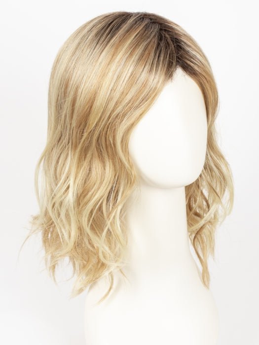 SS14/88 ROOTED GOLDEN WHEAT | Medium Blonde streaked with pale Gold highlights and dark roots