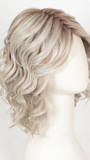SILVER BLONDE ROOTED 60.23 | Pearl White and Lightest Pale Blonde Blend with Shaded Roots