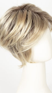 CHAMPAGNE-ROOTED | Light Beige Blonde, Medium Honey Blonde, and Platinum Blonde blend with Dark Roots