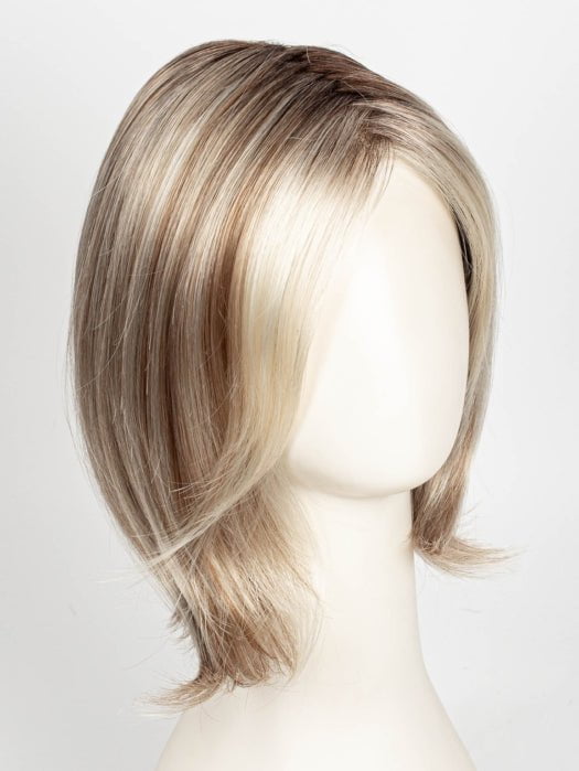 101/88/27S8 CATALINA BLONDE | Pale blonde with Pure White Natural Violet halo highlights, shaded medium brown 