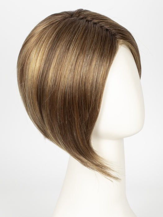 TOBACCO ROOTED | Medium Brown base with Light Golden Blonde highlights and Light Auburn lowlights