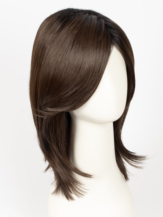 CAFE-OLE | Dark Brown with Light Brown Blended Highlights and a Darker Brown Root