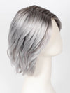 METALLIC GREY ROOTED 60.51 Pearl White, Darkest/Lightest Brown with Grey Blend with Shaded Roots
