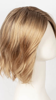 TOFFEE BLONDE ROOTED 27.20 | Dark Strawberry Blonde with Light Strawberry Blonde Blend and Shaded Roots