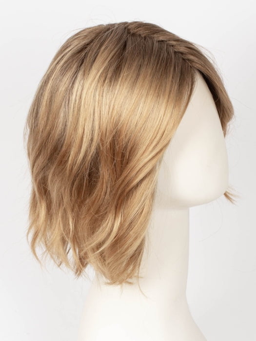 TOFFEE BLONDE ROOTED 27.20 | Dark Strawberry Blonde with Light Strawberry Blonde Blend and Shaded Roots