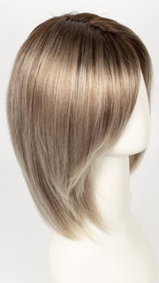 MELTED-MARSHMALLOW | Subtly Warm Dark Sandy Blonde Blend with Medium Brown Roots and Light Ash Blonde Tips and Highlights