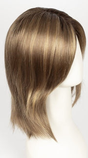 MOCHACCINO-R | Rooted Medium Warm Blonde with Chocolate Undertones and Creamy Blonde Highlights