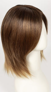 MELTED-COCONUT | Dark Rich Brown Roots with Soft Golden Medium Brown at Middle and Warm White Ends