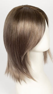 MILK-TEA-LR | Creamy Beige with Longer Dark Root