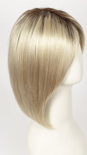 CHAMPAGNE-R | Light Beige Blonde, Medium Honey Blonde, and Platinum Blonde Blended with Dark Roots