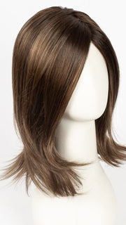 KANDY-BROWN-LR | Warm Light Brown and Dark Rich Brown Mixed with Dark Long Roots