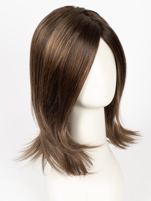 KANDY-BROWN-LR | Warm Light Brown and Dark Rich Brown Mixed with Dark Long Roots