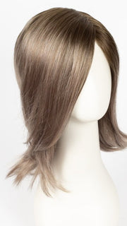 MILK-TEA-LR | Creamy Beige with Longer Dark Root