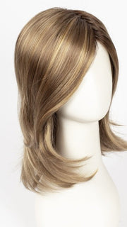 MOCHACCINO-R | Dark Root with Light Brown Base and Strawberry Blonde Highlights