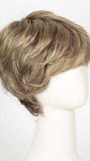 DARK-SAND-ROOTED 14.16.12 | Light Brown Base with Lightest Ash Brown and Medium Honey Blonde Blend and Dark Roots