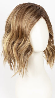 14/26S10 SHADED PRALINES N' CREAM | Light Gold Blonde & Medium Red-Gold Blonde Blend, Shaded with Light Brown