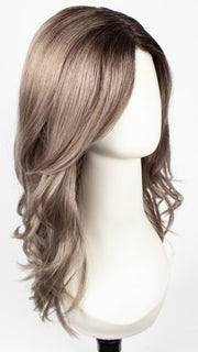 MILK-TEA-LR | Creamy Beige with Longer Dark Root