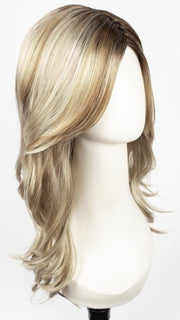 ROSE-GOLD-R | Blond Base with Reddish Highlights and Dark Roots