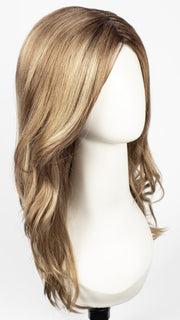 SPRING-HONEY-R | Rooted Honey Blonde and Gold Platinum Blonde Blend