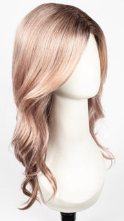 WATERMELON-R | Rich Pastel Pink Base with Subtle Soft Reddish Tone and Soft Dark Brown Roots