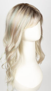 PASTEL-RAINBOW-R | Pearl Base mixed with Lavender, Mint, and Sunny Yellow with Dark Roots