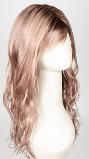 WATERMELON-R | Rich Pastel Pink Base with Subtle Soft Reddish Tone and Soft Dark Brown Roots