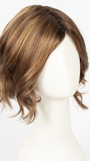 HONEY BROWN-R | Dark Roots on a warm medium brown base with Auburn and Honey Highlights