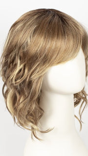 BERNSTEIN MULTI SHADED 12.26.27 | Light Brown with Medium Golden Blonde and Dark Strawberry Blonde Blend with Dark Shaded Roots