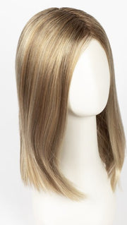 12FS8 SHADED PRALINE | Light Gold Brown, Light Natural Gold Blonde & Pale Natural Gold-Blonde Blend, Shaded with Medium Brown