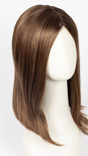 30A27S4 SHADED PEACH | Medium Natural Red & Medium Red-Gold Blonde Blend, Shaded with Dark Brown