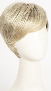 CHAMPAGNE-R | Light Beige Blonde, Medium Honey Blonde, and Platinum Blonde Blend with Dark Roots