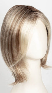 101/88/27S8 CATALINA BLONDE | Pale blonde with Pure White Natural Violet halo highlights, shaded medium brown 