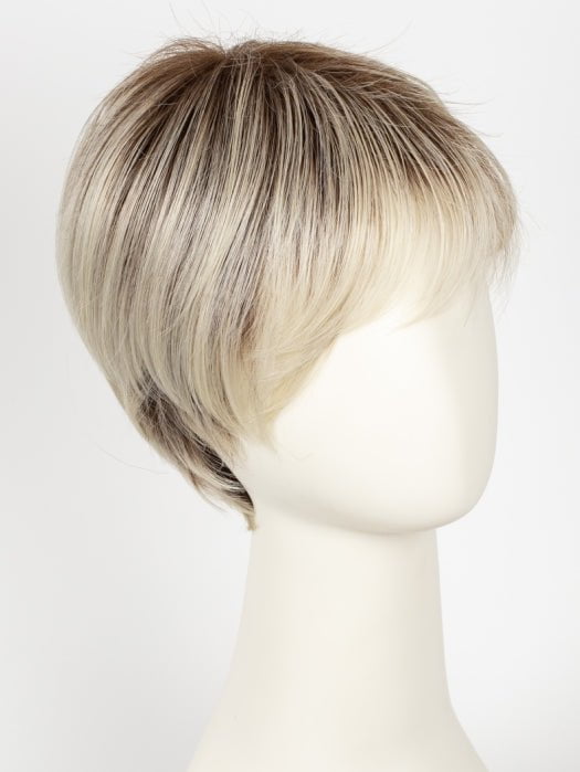 LIGHT-CHAMPAGNE-ROOTED 101.15.12 | Lightest Pale Blonde, Lightest Ash Blonde, and Light Golden Blonde with Dark Shaded Roots  Edit alt text