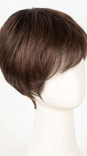 PLUM-BROWN-ROOTED 4.33.133 | Darkest Brown, Dark Auburn, and Red Violet blend with Dark Shaded Rooted