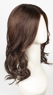 PLUM-BROWN-ROOTED 33.133.131 | Dark Auburn, Red Violet, and Deep Wine Red blend with Dark Shaded Rooted