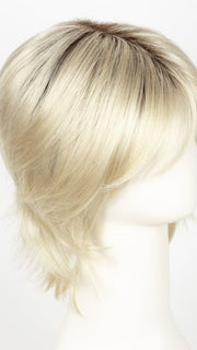 CHAMPAGNE-R | Light Beige Blonde, Medium Honey Blonde, and Platinum Blonde blend with Dark Roots