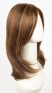 FS6/30/27 TOFFEE TRUFFLE | Brown, Medium Red-Gold, Medium Red-Gold Blonde Blend with Medium Red Gold Blonde Bold Highlights
